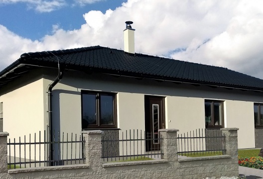 foto dřevostavby z vysočiny