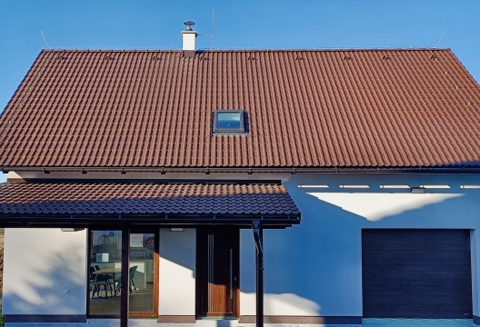 foto dřevostavby na Vysočině