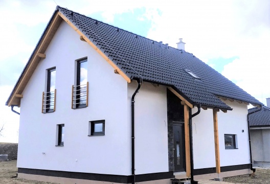 Montovaný dům Jihlava od ENTONI, rodinná nízkoenergetická dřevostavba na klíč Jihlava